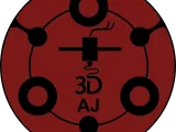 Llavero logo Print 3D AJ-1