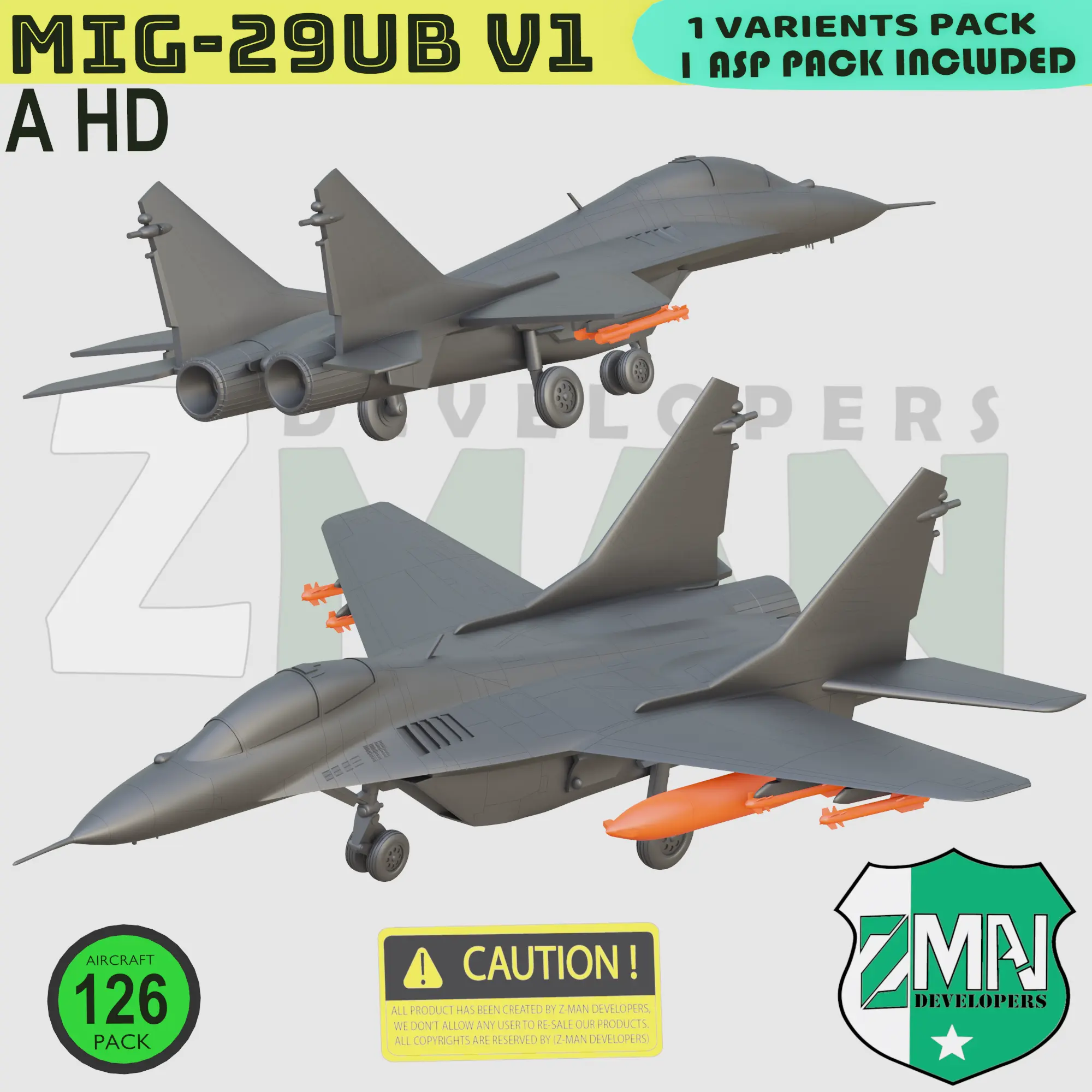 MIG-29UB (TEK ASP(STYLE-A))