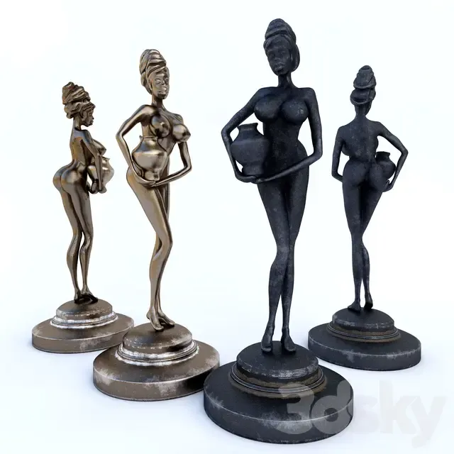 Statuette of an African grotesque