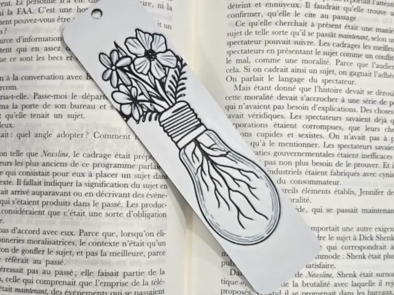 Bookmark Buld Flowers