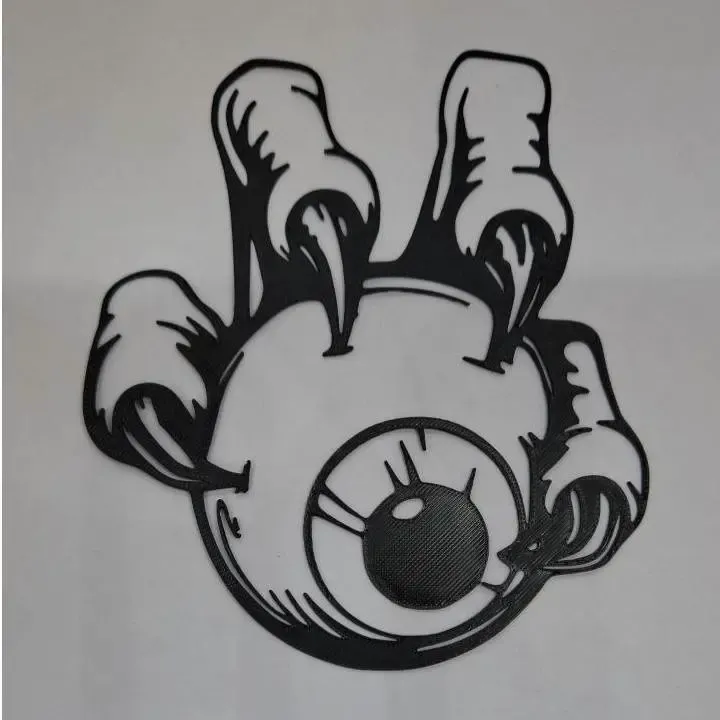 stencil ojo hallowen