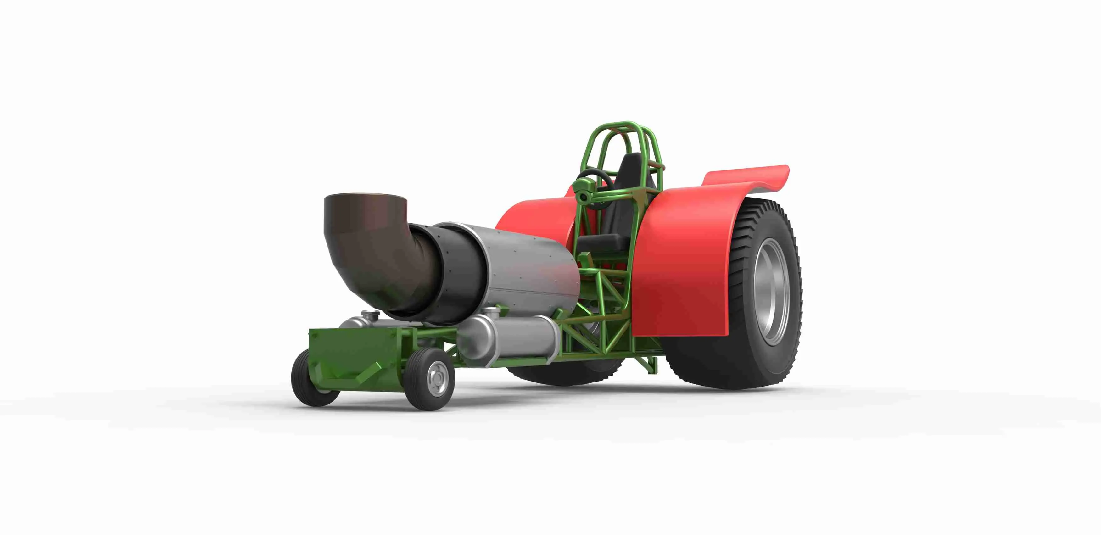 Pulling tractor with single jet engine Scale 1:25