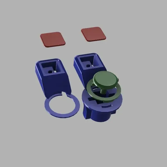 Rotating Button case
