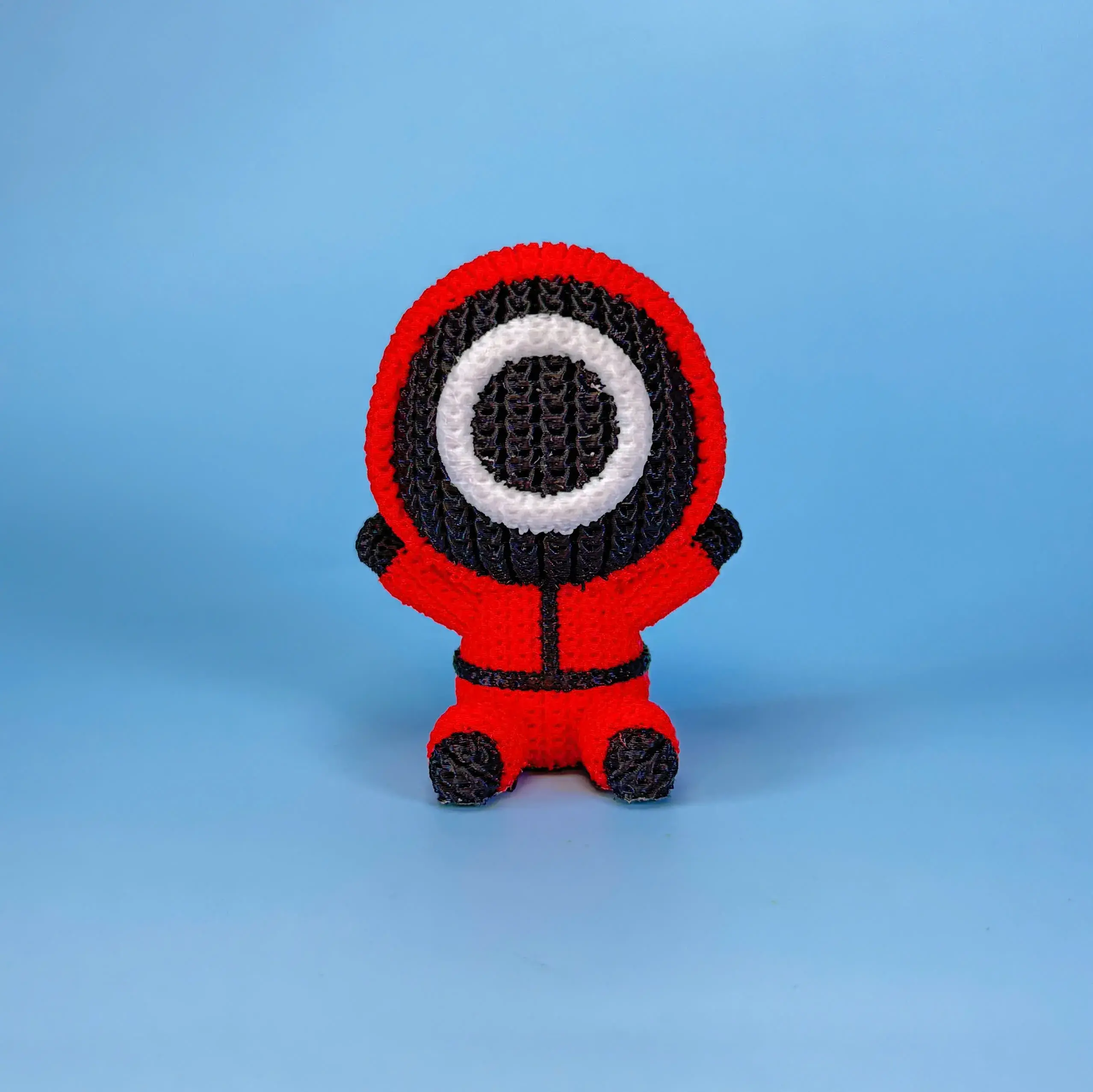 Squid Game Soldier Crochet - Knitted