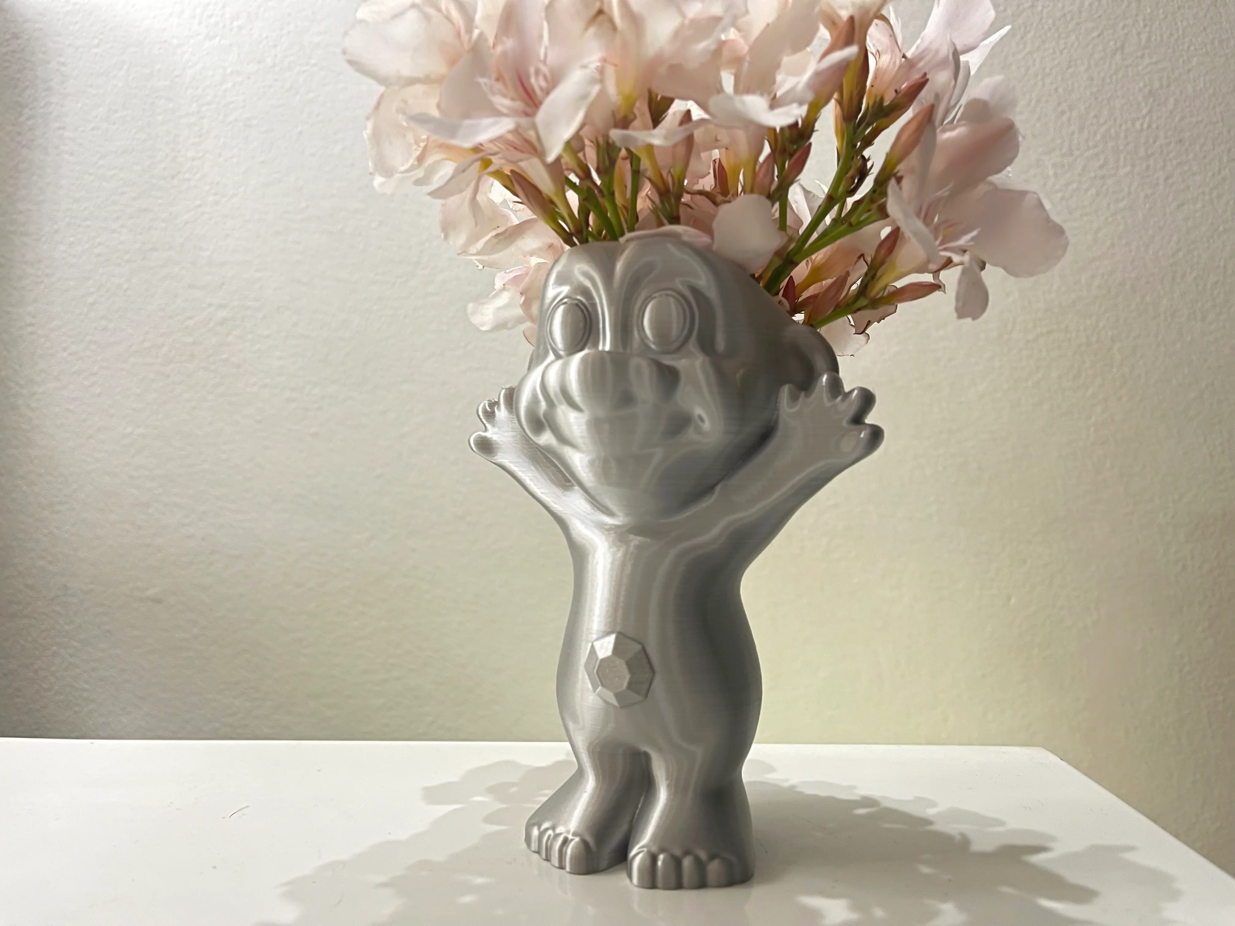 TROLL FLOWER POT-ONE PIECE-NO SUPPORTS-NO RAFTS