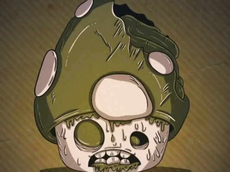 champignon Mario zombie 
