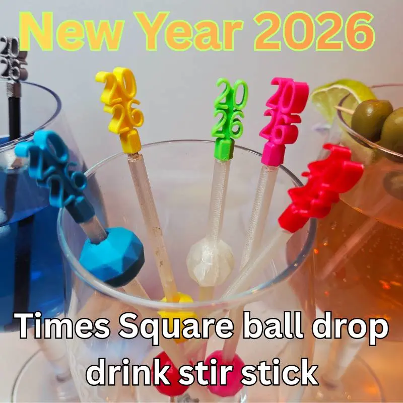 NEW YEAR 2026 TIMES SQUARE BALL DROP DRINK MIXER