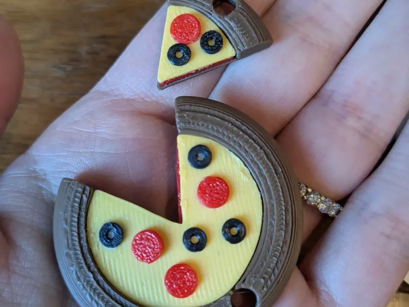 Pizza Charm Slice for Bracelets and Necklaces BFF