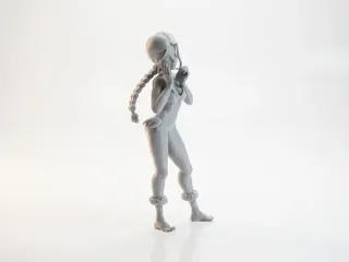 Kitara Avatar Figurine Anime Manga 3D Printable