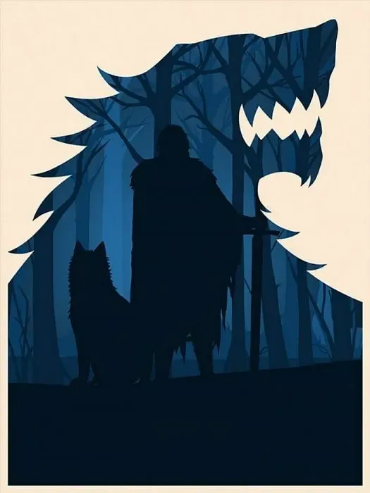 Game of Thrones lightbox (shadow box)