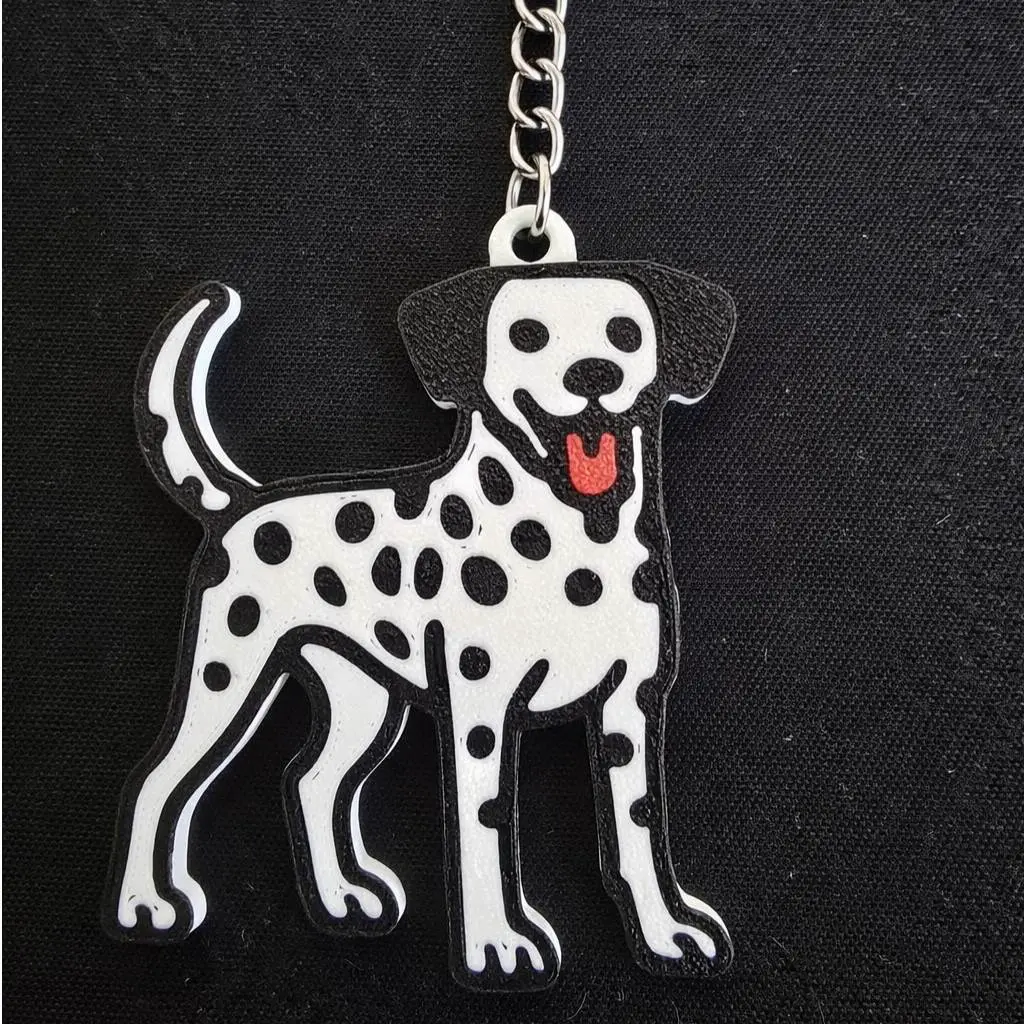 Dalmatian Keychain – Cute Dog Breeds Collection