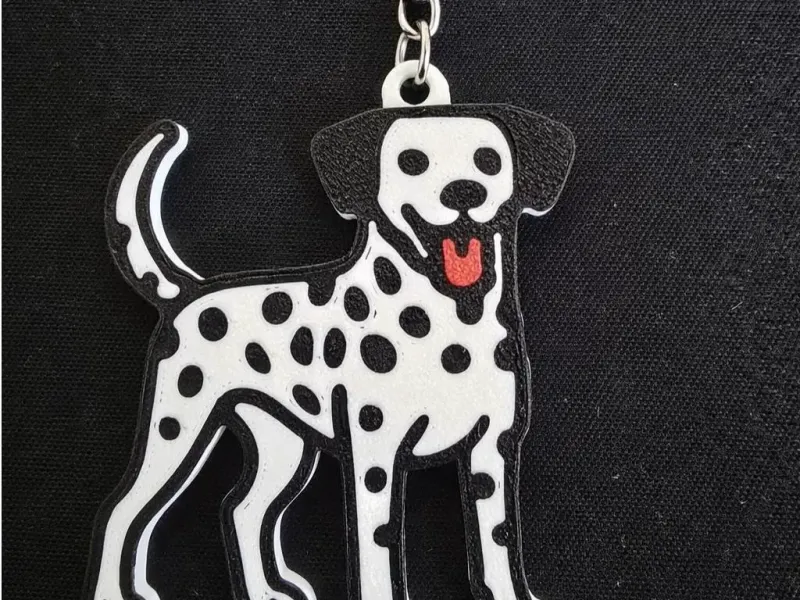 Dalmatian Keychain – Cute Dog Breeds Collection