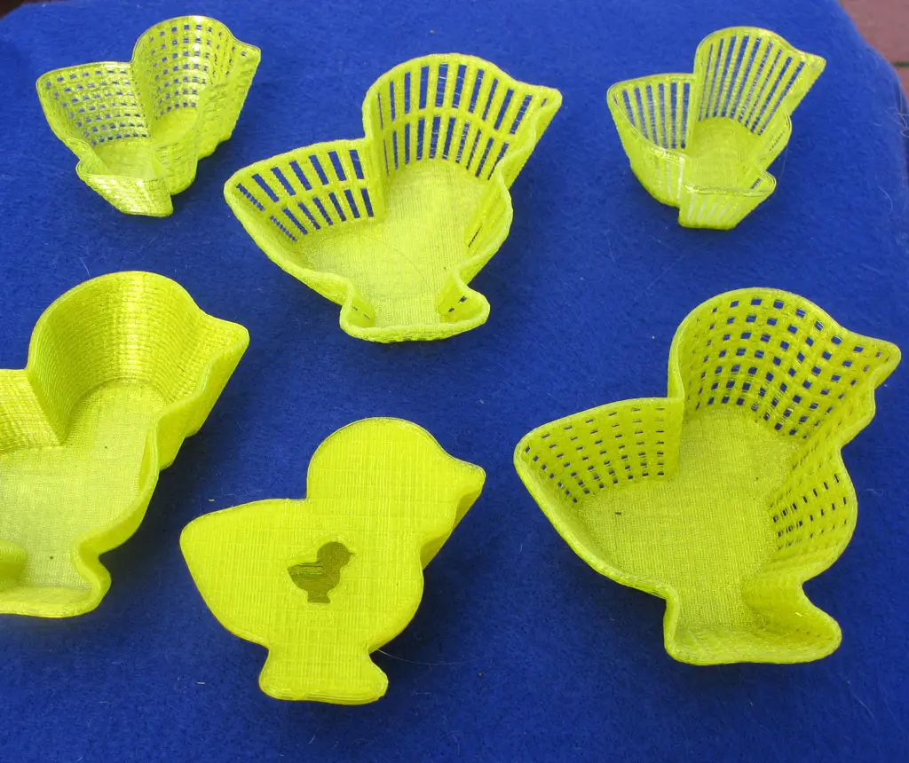 Baby Chicken Shaped Baskets 
