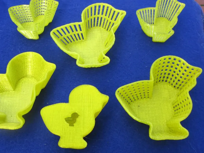 Baby Chicken Shaped Baskets 
