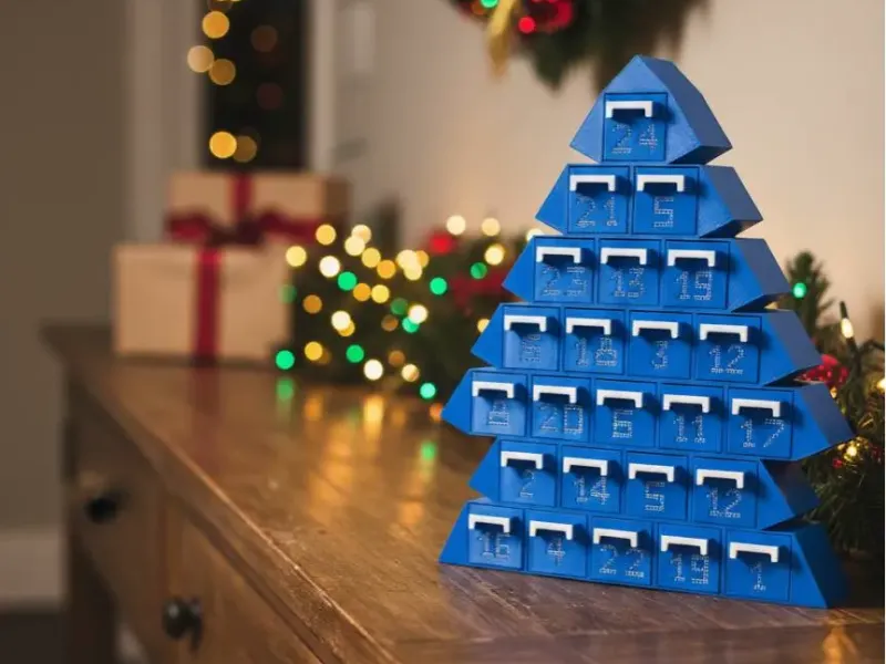 Calendrier de l'avent sapin