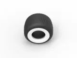 Monster Jam Whitewall tire Scale 1:25-5