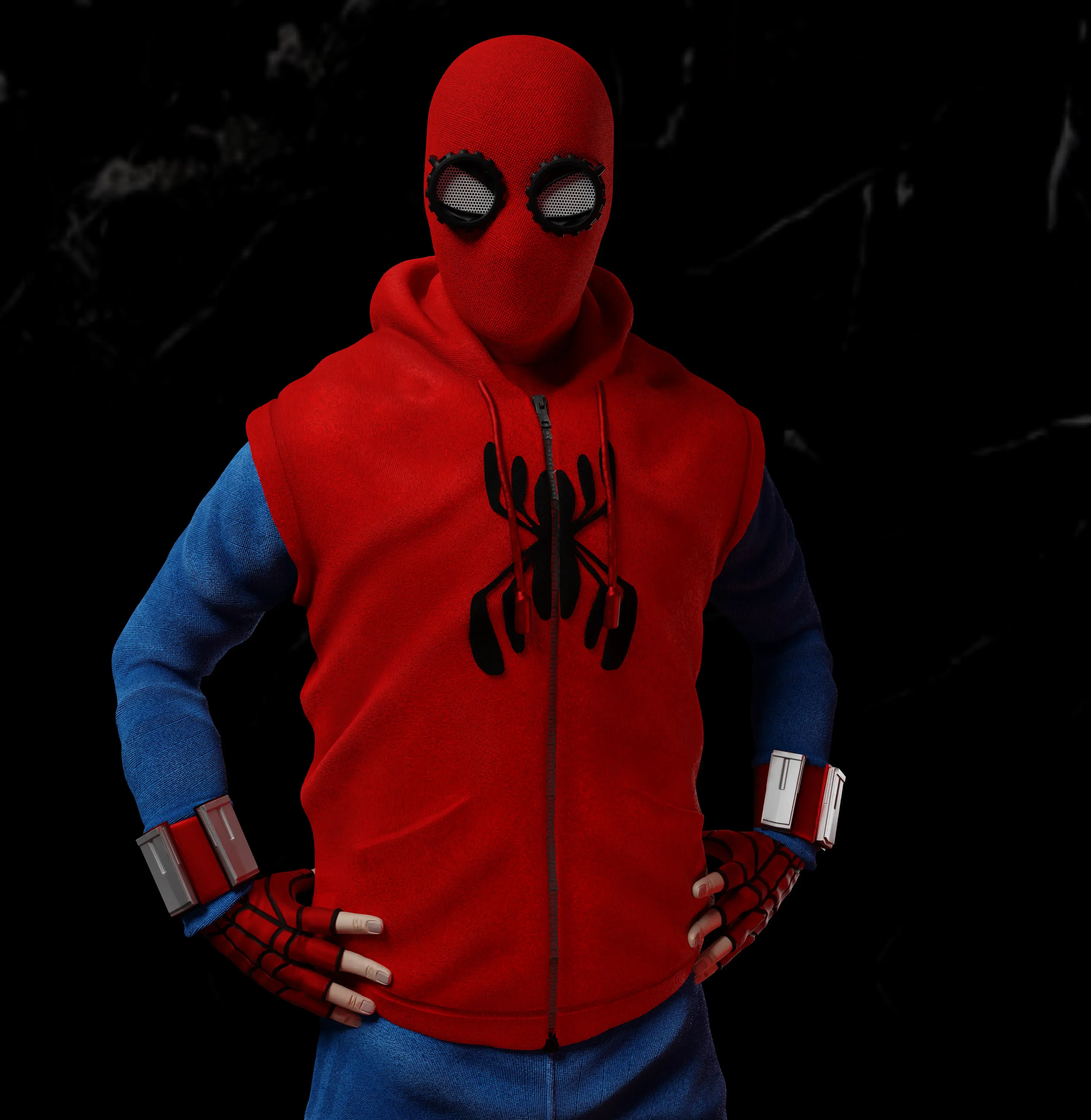 Spiderman Homemade Suit - fan art