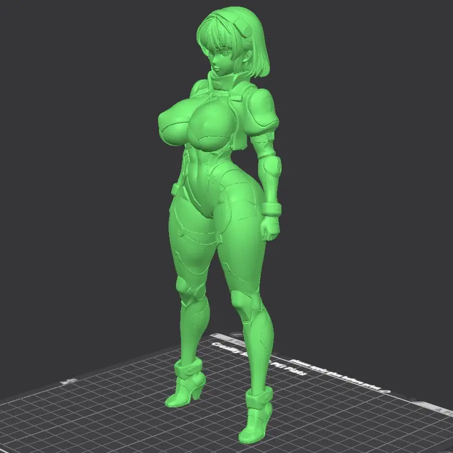 girl in a tight suit