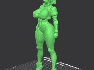 girl in a tight suit