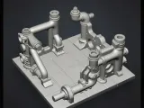 D&D - Dwarf rusty pipes room-6