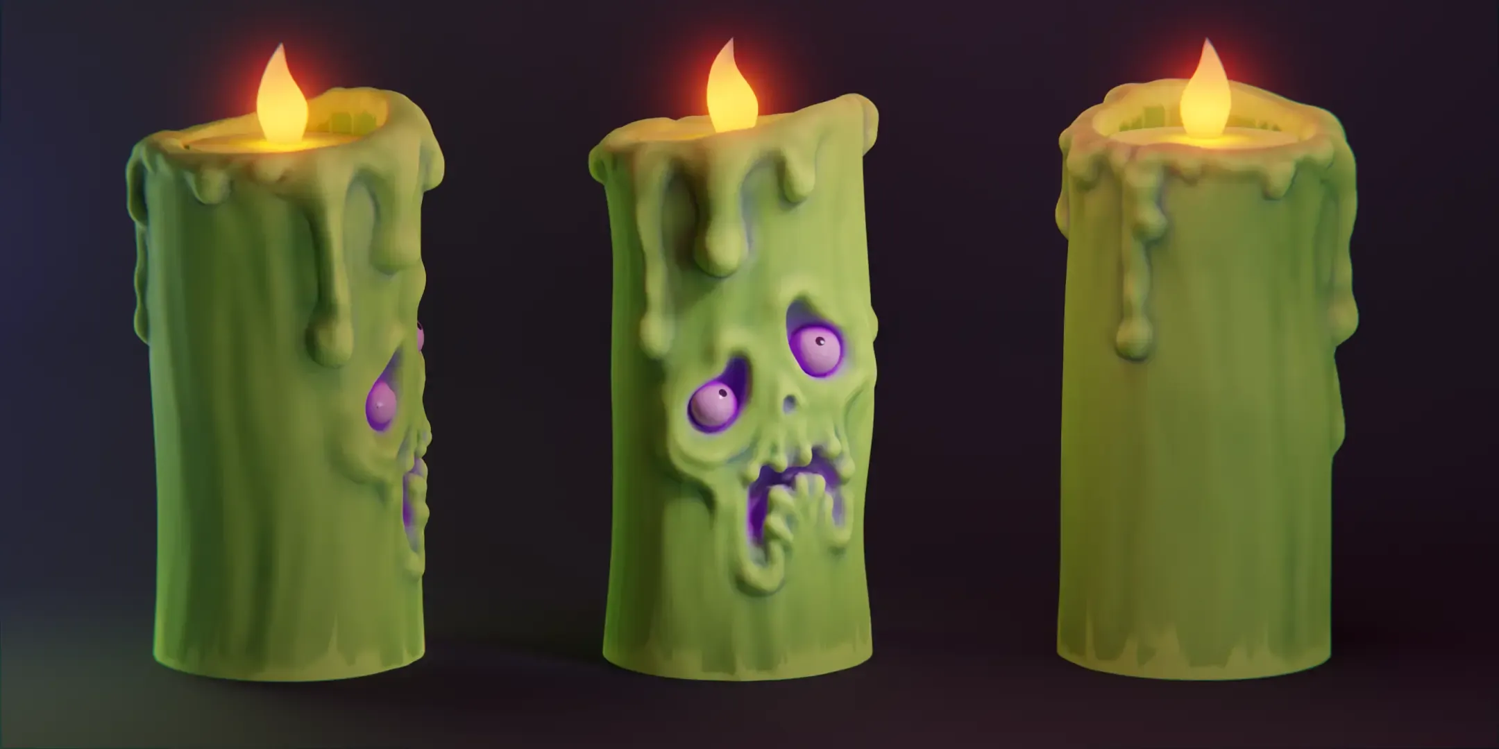 Spooky Ghost Candle