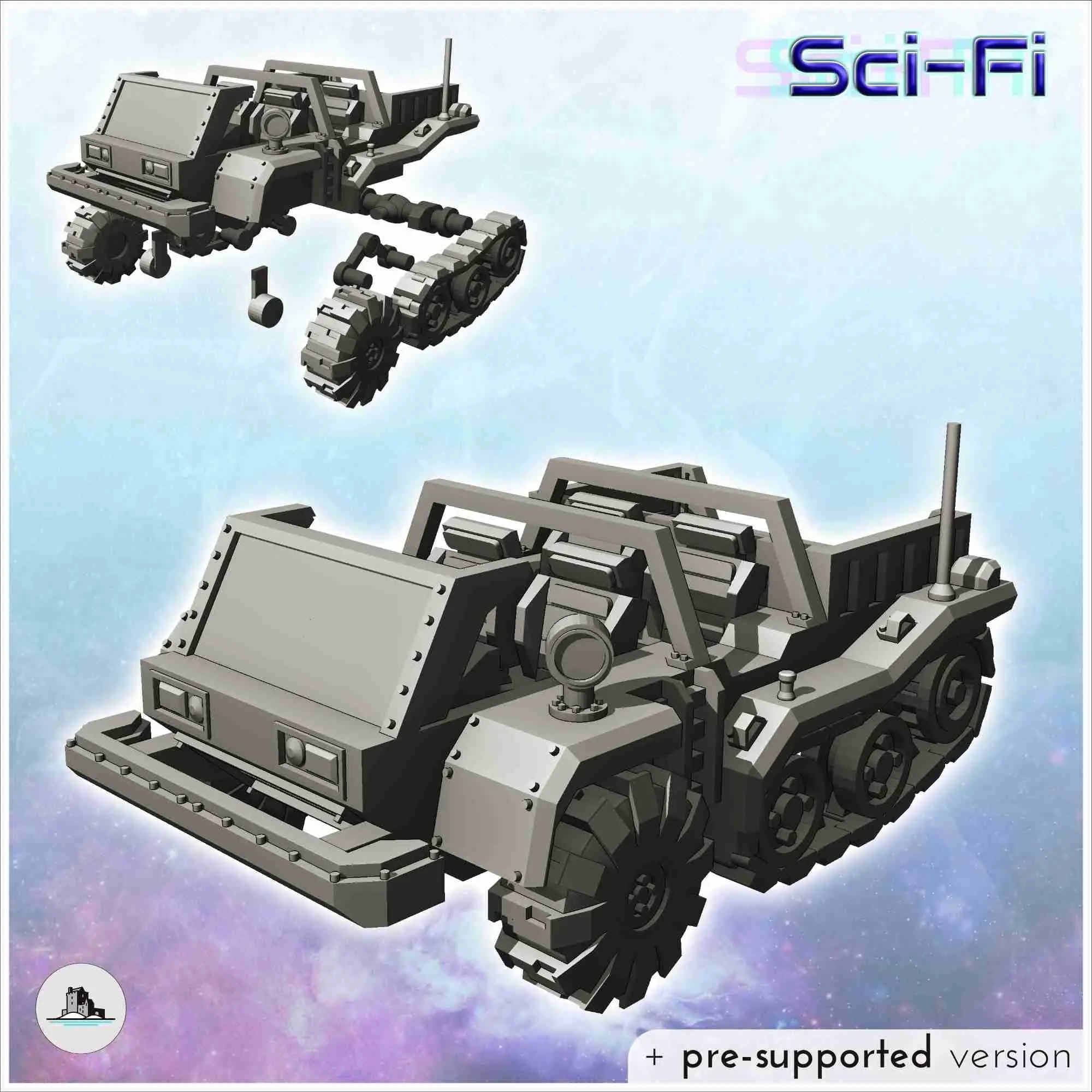 Sci-Fi Bodenfahrzeuge Pack Nr. 1 - Miniaturen Warhammer 40k