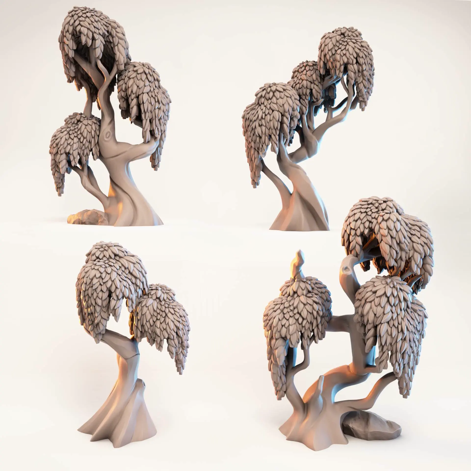 Interlocking Tree Stl Props & Terrain STL Download - Treesby Forge of Many Things
