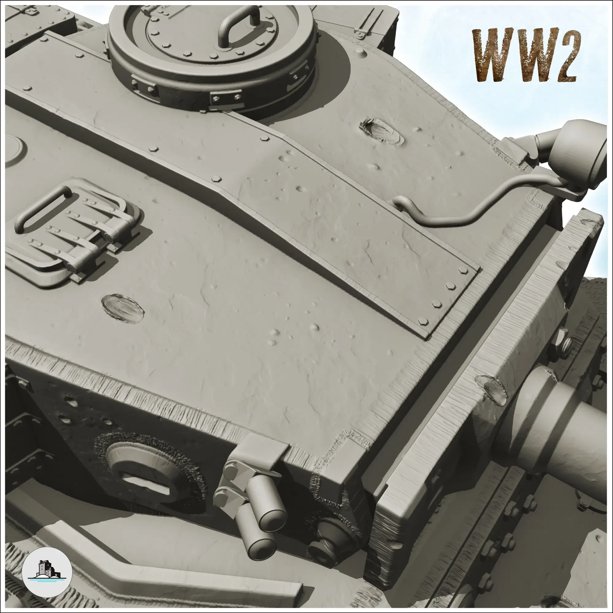 Panzer VI Tiger (P) - WW2 German Flames of War Bolt Action