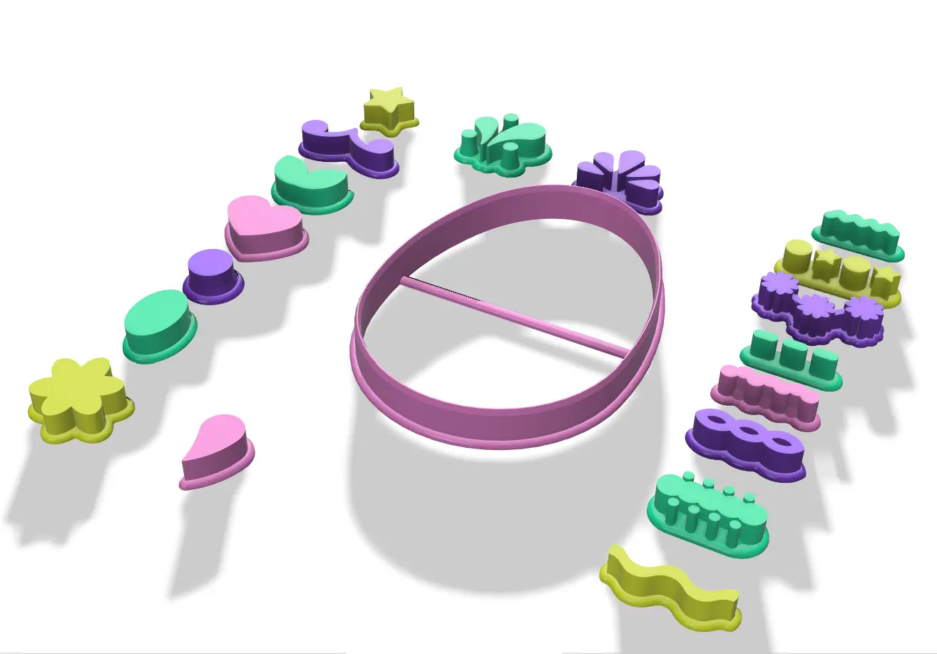 GRAND COUPE-OEUFS DE PÂQUES AVEC TAMPONS