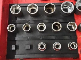 Werkstattwageneinlage 1/2" - Workshop trolley insert 1/2"
