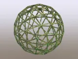 Wireframe Shape Pentakis Snub Dodecahedron-0