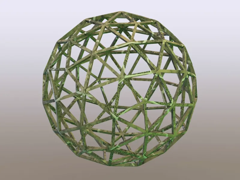 Tel Kafes Şekli Pentakis Snub Dodecahedron