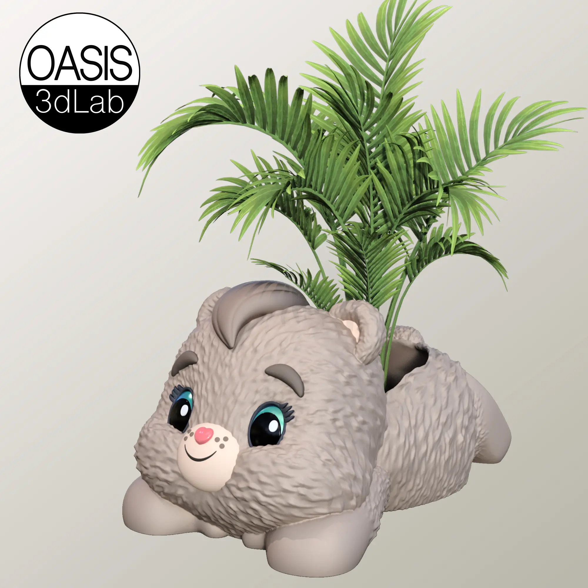 POT DE FLEURS / VASE / CONTENEUR OURSON