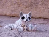 Skeleton Cat Articulated Toy-4