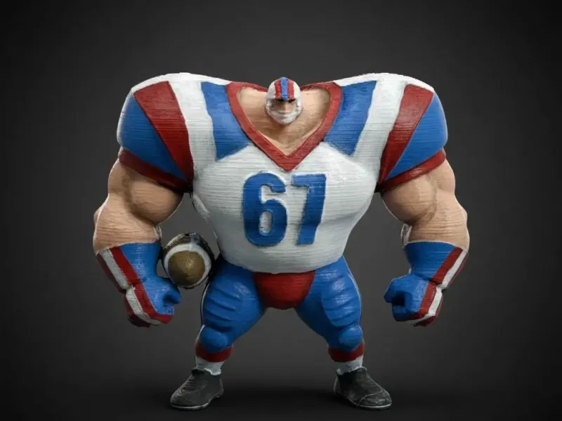 American Football Super Bowl Player Stylized Figurine