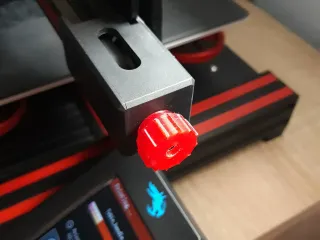 Belt tensioner knob