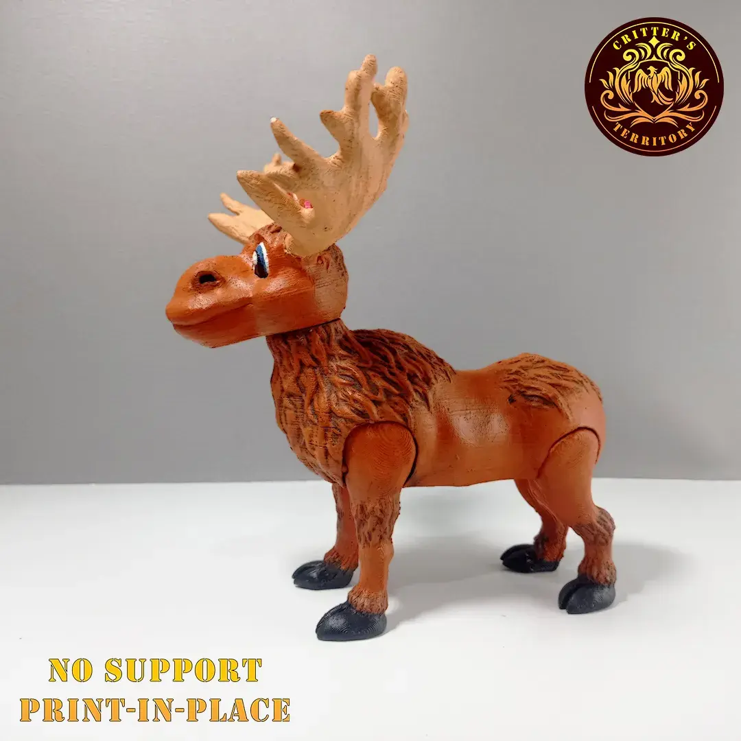 FLEXI MOOSE | PRINT IN PLACE | NO SUPPORT