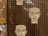 Abstract Face Cookie Cutter, Biscuit Cutter-1