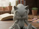 Sonic in Modalità Relax – Figura da Collezione Flessibile-1