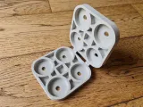 Easy Print in place Folding Citadel Model 8 Paint Pot Holder-4