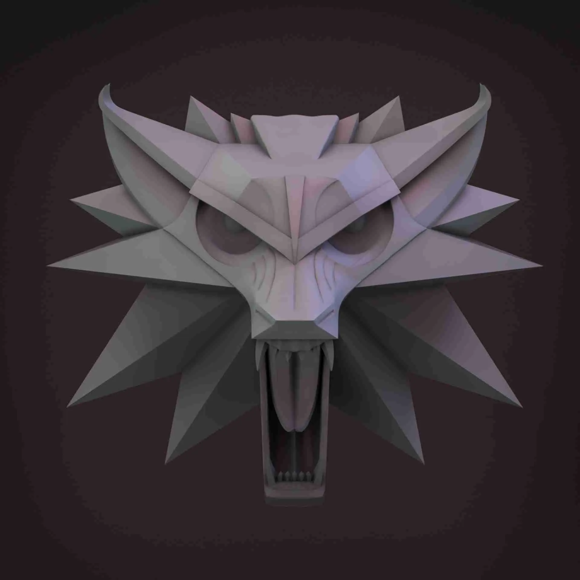 MEDAGLIONE WITCHER PER LA STAMPA 3D