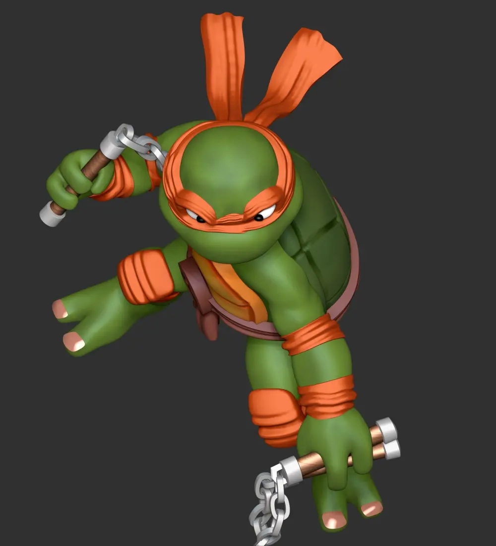 Michelangelo - Las Tortugas Ninja Mutantes