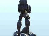Alien warrior with dog head 9 - miniatures sci-fi science fi-3