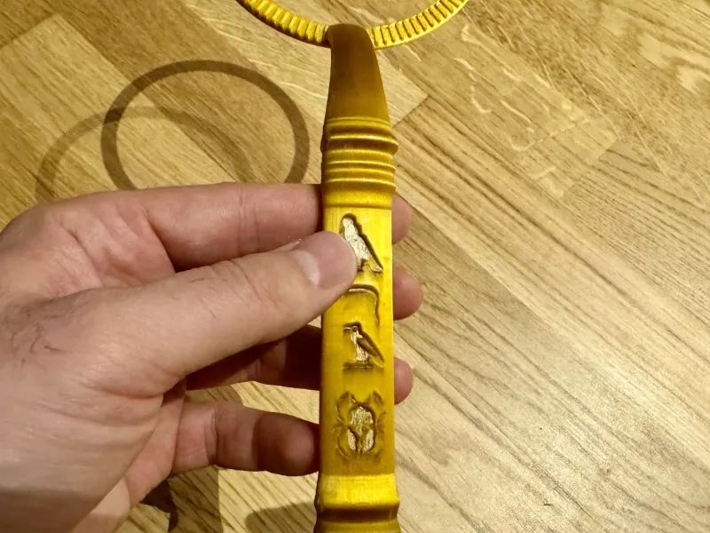 エジプト風シャボン玉吹き