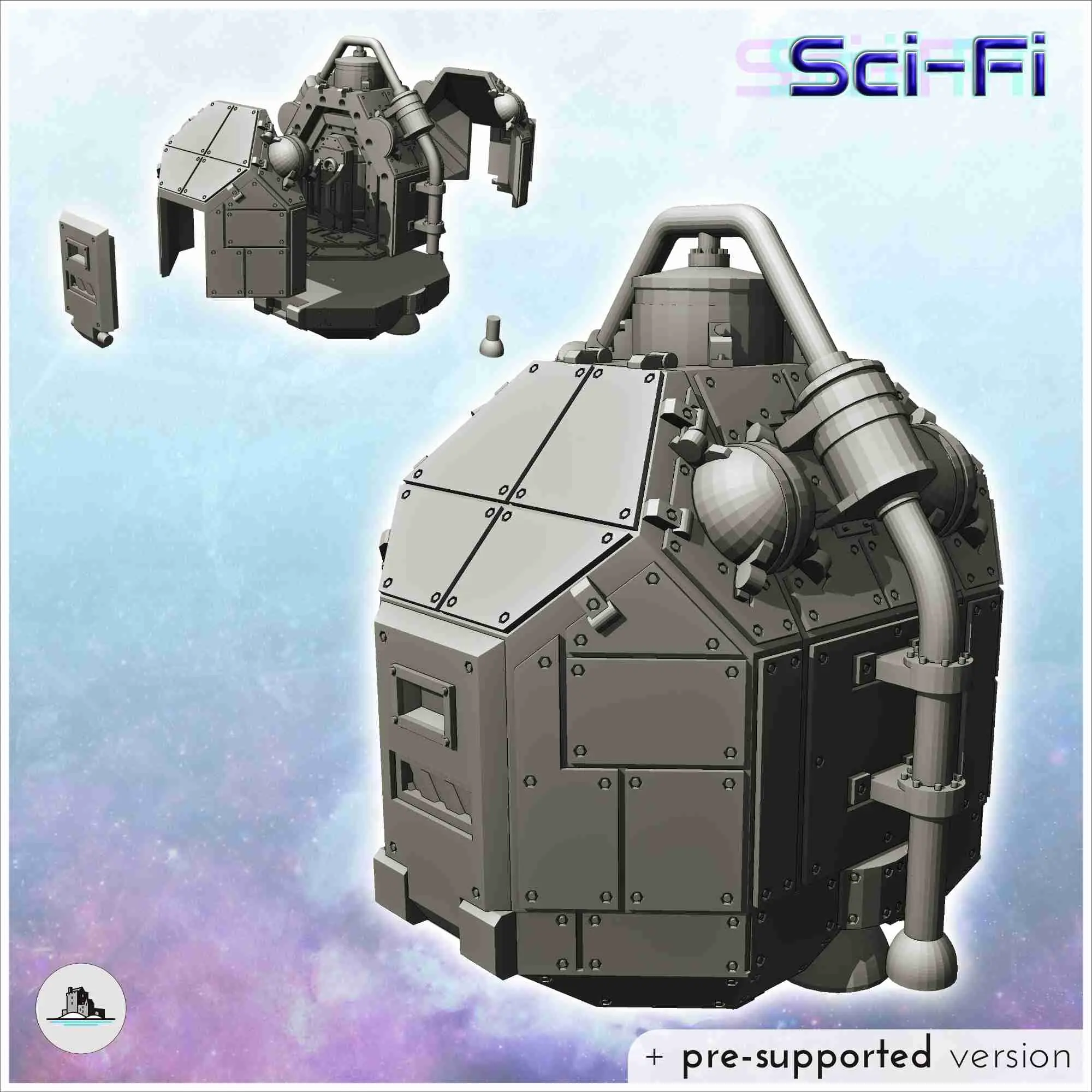 Sci-Fi air vehicles pack No. 1 - miniatures warhammer 40k 40