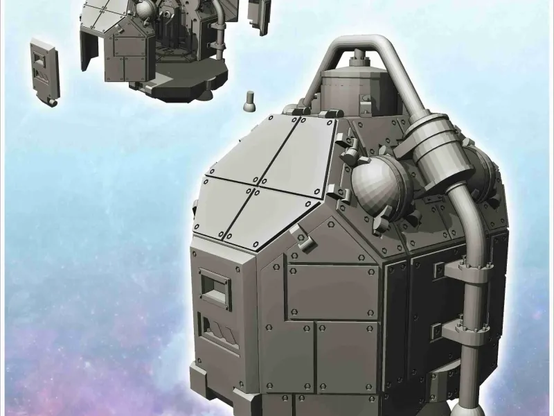 Kommando-Luftschiff mit Innenausstattung und Sitzen (19) - Miniaturen