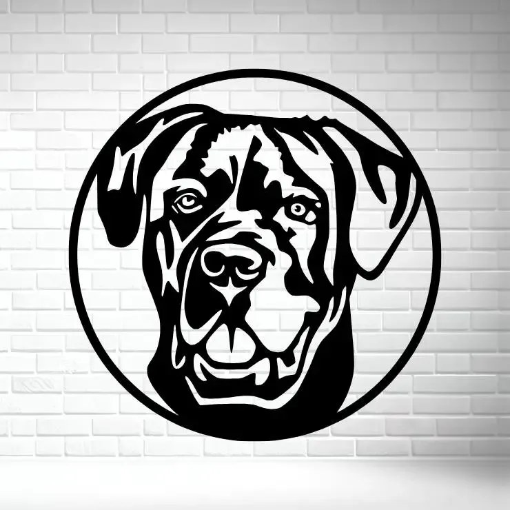 🐾 WALL SCULPTURE 2D – CANE CORSO