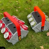 BEER OR SODA CAN MOTOR BLOCK V6+V8 COOLER/HOLDER 