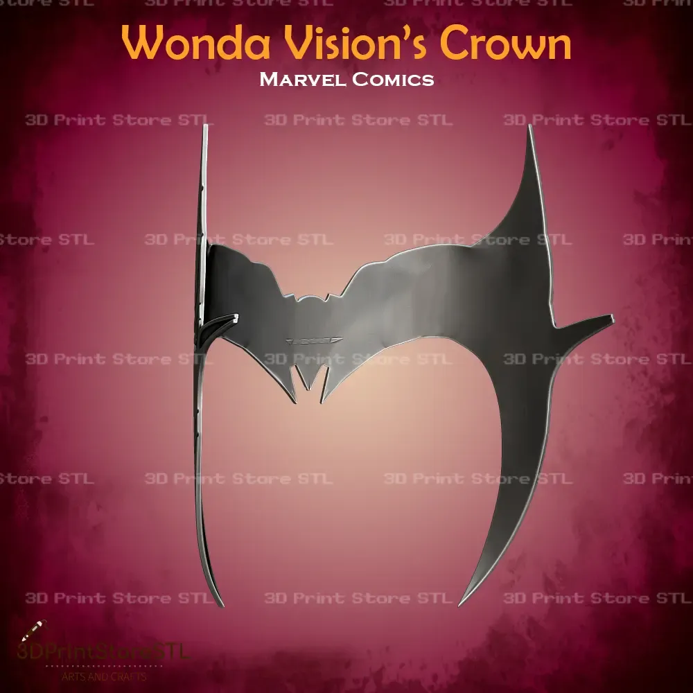 Wonda Vision Crown Cosplay Marvel - STL File