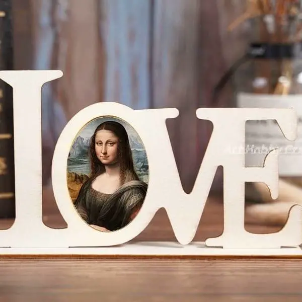 Love Shaped Wedding Photo Frame - Valentine Photo Frame-101